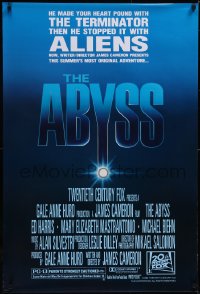 5g0661 ABYSS 1sh 1989 directed by James Cameron, Harris, Mary Elizabeth Mastrantonio, light credits!