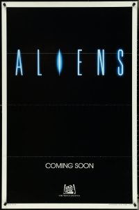 5g0668 ALIENS int'l teaser 1sh 1986 there are some places in the universe you don't go alone!