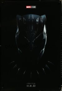 5g0694 BLACK PANTHER: WAKANDA FOREVER teaser DS 1sh 2022 Marvel Comics, cool close-up of helmet!