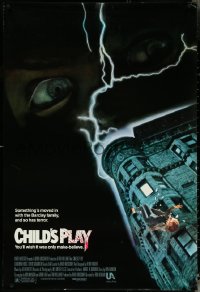 5g0712 CHILD'S PLAY 1sh 1988 something's moved in, you'll wish it was only make-believe!