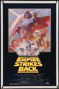 5g0758 EMPIRE STRIKES BACK studio style 1sh R1981 George Lucas sci-fi classic, cool artwork by Tom Jung!