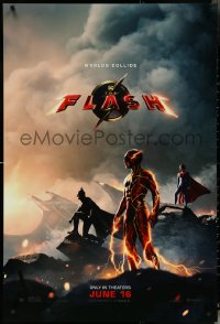 5g0771 FLASH teaser DS 1sh 2023 Ezra Miller, Michael Keaton as Batman, Calle as Supergirl, top cast!