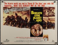 5g0214 BENEATH THE PLANET OF THE APES 1/2sh 1970 sci-fi sequel, what lies beneath may be the end!