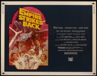 5g0239 EMPIRE STRIKES BACK 1/2sh R1982 George Lucas sci-fi classic, cool artwork by Tom Jung!
