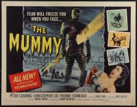 5g0275 MUMMY 1/2sh 1959 Hammer horror, Wiggins art of Christopher Lee as the bandaged monster!