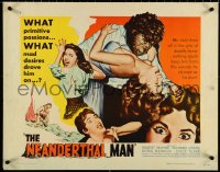 5g0276 NEANDERTHAL MAN 1/2sh 1953 great wacky monster image, nothing could keep him from his woman!
