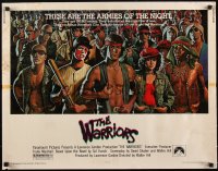 5g0313 WARRIORS 1/2sh 1979 Walter Hill, great David Jarvis artwork of the armies of the night!