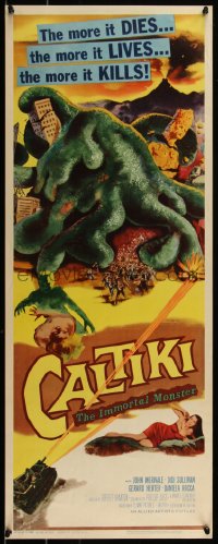 5g0026 CALTIKI THE IMMORTAL MONSTER insert 1960 Caltiki - il monstro immortale, cool art of creature!
