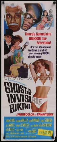 5g0071 GHOST IN THE INVISIBLE BIKINI insert 1966 Boris Karloff + sexy girls & wacky horror images!