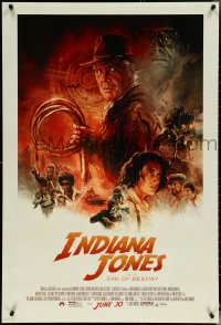 5g0833 INDIANA JONES & THE DIAL OF DESTINY advance DS 1sh 2023 Ford & cast by Tony Stella!
