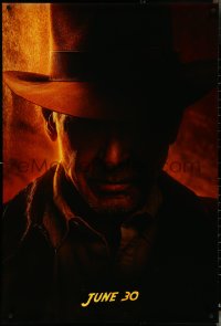 5g0832 INDIANA JONES & THE DIAL OF DESTINY teaser DS 1sh 2023 Harrison Ford in the title role!