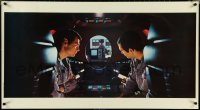 5g0618 2001: A SPACE ODYSSEY Cinerama Italian 21x39 special 1968 Dullea & Lockwood discuss HAL 9000