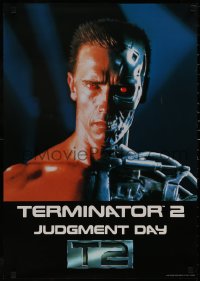 5g0482 TERMINATOR 2 teaser Japanese 1991 completely different image of cyborg Arnold Schwarzenegger!