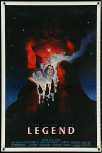5g0867 LEGEND 1sh 1986 Tom Cruise, Mia Sara, Tim Curry, Ridley Scott, cool Blackshear fantasy art!