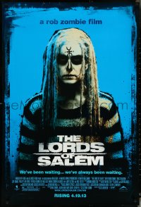 5g0881 LORDS OF SALEM advance DS 1sh 2013 directed by Rob Zombie, creepy image over blue background!