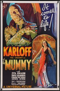 5g0571 MUMMY S2 poster 1997 $450,000 image at a fraction of the price, art of Boris Karloff!