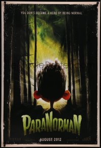 5g0925 PARANORMAN advance DS 1sh 2012 Norman, you don't become a hero by being normal!