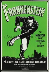 5g0612 FRANKENSTEIN 27x40 commercial poster 2000s image taken from the 1960s re-release poster!