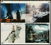 5g0652 EMPIRE STRIKES BACK printer's test 25x29 special poster 1980 Luke & Darth Vader, Threepio!