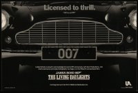 5g0368 LIVING DAYLIGHTS 12x18 special poster 1986 great image of classic Aston Martin car grill!