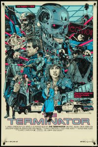 5g0557 TERMINATOR signed #3070/3600 24x36 art print 2020 by Tyler Stout, Timed edition!