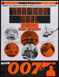 5g0630 THUNDERBALL Swiss R1970s different image of Sean Connery as secret agent James Bond 007!