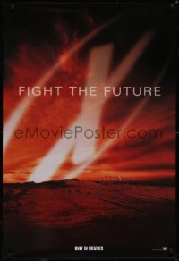 5g1090 X-FILES style C int'l teaser DS 1sh 1998 David Duchovny, Gillian Anderson, Fight the Future!