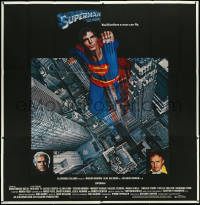 5h0022 SUPERMAN 6sh 1978 hero Christopher Reeve flying from Metropolis, Gene Hackman, Marlon Brando