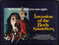 5h0323 INVASION OF THE BODY SNATCHERS British quad 1979 cool different image from the movie climax!