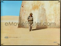 5h0329 PHANTOM MENACE teaser DS British quad 1999 Star Wars Episode I, Anakin & Vader shadow!