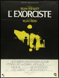 5h0109 EXORCIST French 1p 1974 William Friedkin, Max Von Sydow, William Peter Blatty horror classic!