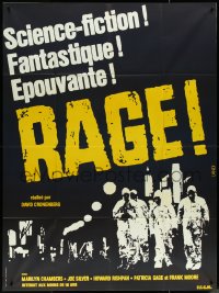 5h0134 RABID French 1p 1977 David Cronenberg, completely different art by Landi, Rage!