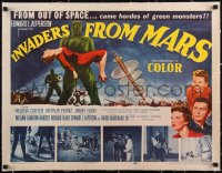 5h0533 INVADERS FROM MARS linen 1/2sh 1953 William Cameron Menzies, green monsters from space!