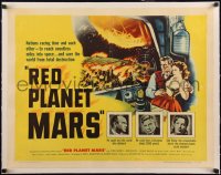 5h0539 RED PLANET MARS linen 1/2sh 1952 nations race time to save the world from total destruction!