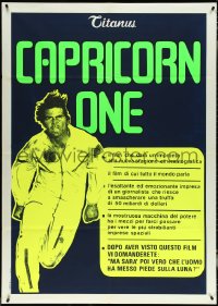 5h0145 CAPRICORN ONE teaser Italian 1p 1978 completely different image of James Brolin, very rare!