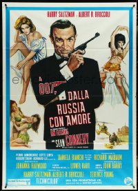 5h0154 FROM RUSSIA WITH LOVE Italian 1p R1970s different art of Connery as James Bond + sexy girls!