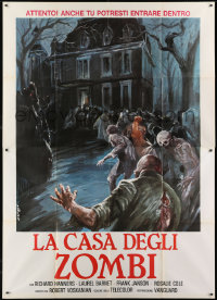 5h0182 CHILD Italian 2p 1977 cool completely different undead zombie artwork by Mafe!