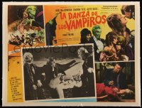 5h0552 FEARLESS VAMPIRE KILLERS linen Mexican LC R1970s Polanski, border images of sexy Sharon Tate!