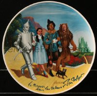 5h0041 RAY BOLGER signed #13641A Wizard Of Oz collector plate 1979 by Ray Bolger, James Auckland art!