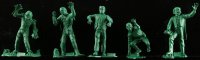 5h0037 UNIVERSAL STUDIOS MONSTERS 15 bootleg Marx toy figuress 1980s Frankenstein, Mummy & more!