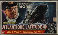 5k0606 NIGHT TO REMEMBER Belgian 1958 English Titanic biography, art of tragedy, Kenneth More!