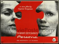 5k0081 PERSONA British quad 1967 images of Bibi Andersson, Ingmar Bergman classic!