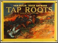 5k0098 TAP ROOTS British quad 1948 striking and completely different Civil War art, ultra rare!