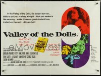 5k0106 VALLEY OF THE DOLLS British quad 1968 sexy Sharon Tate, from Jacqueline Susann novel!