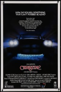 5k0352 CHRISTINE 1sh 1983 written by Stephen King, directed by John Carpenter, killer car!