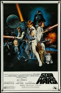 5k0219 STAR WARS style C 26x40 German commercial poster 1993 Lucas sci-fi epic, Zig-Zag, Chantrell!