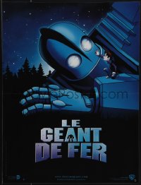 5k0589 IRON GIANT French 16x21 1999 animated modern classic, cool cartoon robot artwork!