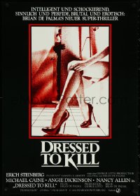 5k0295 DRESSED TO KILL German 1981 Brian De Palma shows you the latest fashion in murder, sexy legs!
