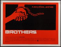 5k0670 BROTHERS 1/2sh 1977 Bernie Casey, Vonetta McGee, Saul Bass artwork!
