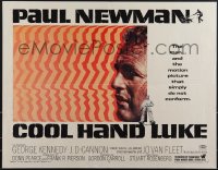 5k0678 COOL HAND LUKE 1/2sh 1967 Paul Newman prison escape classic, cool art by James Bama!